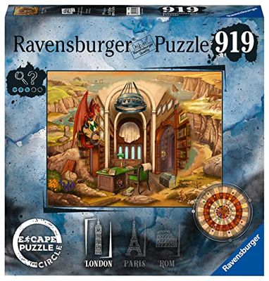 Ravensburger Escape The Circle Puzzel in Londen, 920-delige puzzel, cadeau voor hem of haar, puzzel voor volwassenen