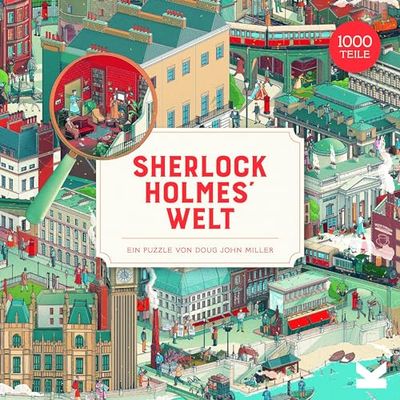 Sherlock Holmes` Welt: Ein 1000-Teile-Puzzle