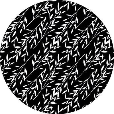 Bonateks, Round Digital Printed Mouse Pad, Non-Slip Base, for Office and Home, Diameter:22cm