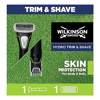 Wilkinson Hydro Trim & Shave Skin Protection voor mannen, scheerapparaat en trimmer