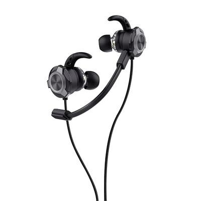 Trust GXT 406 Pine Gaming Earbuds przewodowe do Nintendo Switch PS5 PS4 Xbox telefony PC, 3,5 mm douszne słuchawki do gier z mikrofonem, odłączany mikrofon, sterowanie liniowe, twarda obudowa w