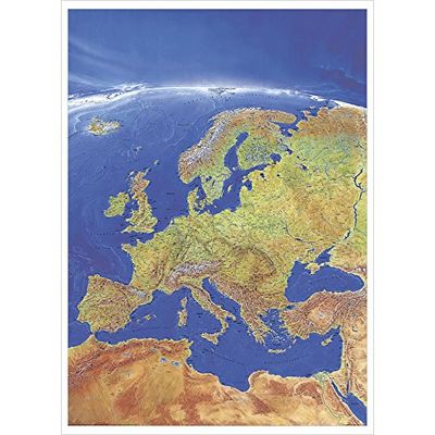 Europa Panorama: Wandkarte/Poster NEUE AUFLAGE