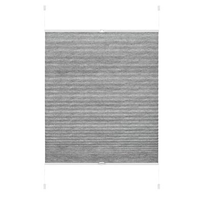Cortina Plisada Concepto de clipado Lilly Green Gris 80 x 210