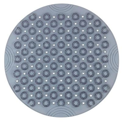 Maximex Tapis de douche avec 100 picots de massage, écoulement rapide de l'eau & dessous antidérapant, 55 cm