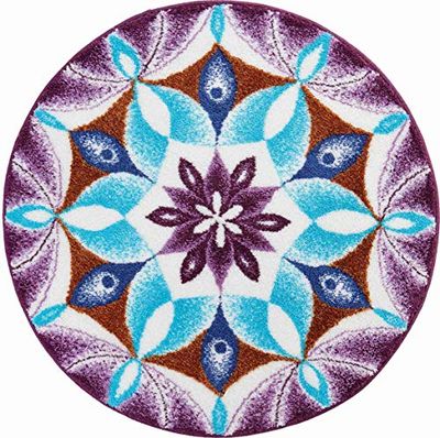 Grund Gratitude Tapis de Bain, Polyacrylique Supersoft, Violet, 100 cm