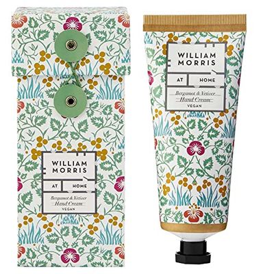 William Morris At Home Golden Lily Hand Cream | Vegan | Cruelty Free Small Hand Cream | For Women | Gifts for Women | Travel Size | 100 ml