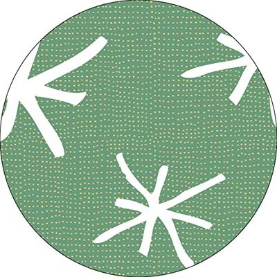 Bonateks, Ronde digitaal bedrukte muismat, antislip onderkant, voor kantoor en thuis, diameter: 22 cm
