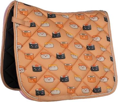 HKM Naples Tapis Orange Pastel/Gris Dressage poney
