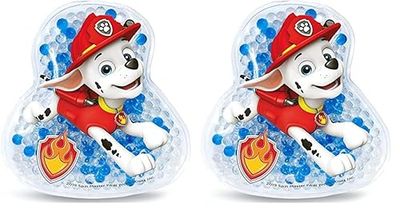 Paw Patrol Children’s Bruise Soother | Cooling Gel Pack/Ice Pack for Bumps and Bruises | Re-usable | Cold Pack & Warm Use | Soothing, Marshall Brings Smiles Back Fast! | Made by Jellyworks (Pack of 2)