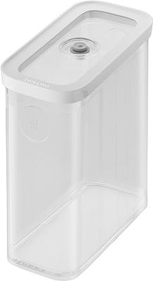 Zwilling FRESH & SAVE CUBE box, storlek 3 m, modulär och stapelbara förvaringsburkar, lufttät och vakuumbar förvaring, diskmaskinssäker, transparent