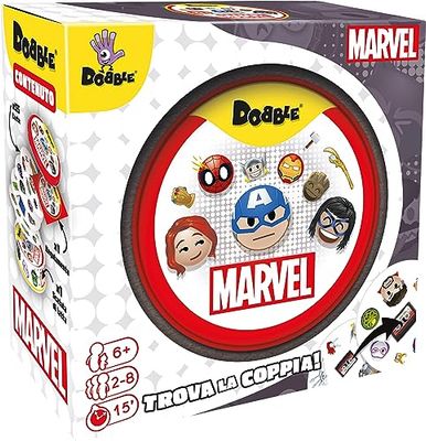 Asmodee Dobble Marvel Emoji, Gioco Da Tavolo, 2 e 8 Giocatori, da 6 Anni, Edizione In Italiano, Pack Ecosostenibile