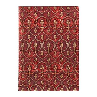Red Velvet Midi Lined Softcover Flexi Journal (Elastic Band Closure)