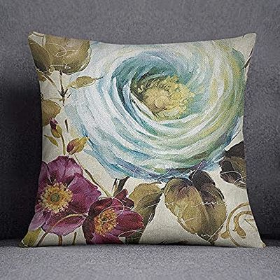 Bonamaison Funda de cojín, Cotton, Multicolor, 45X45
