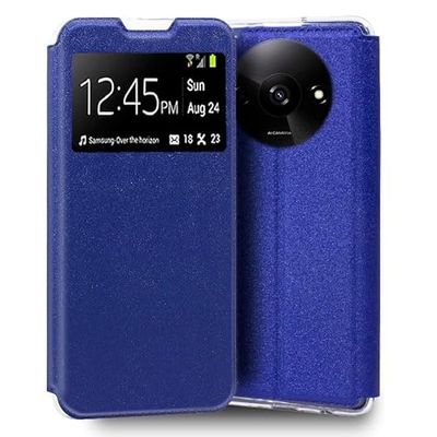 Cool Custodia Flip Cover per Xiaomi Redmi A3 Liscio Blu