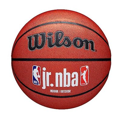 Wilson Jr NBA Fam Logo Authentic Outdoor Ball WZ3011801XB, Unisex basketballs, orange, 7 EU