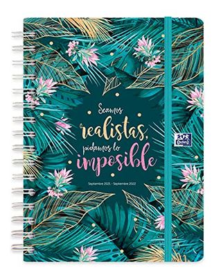 Oxford, 2021-2022 Spanish Week to View Academic Diary A5 15 x 21 cm