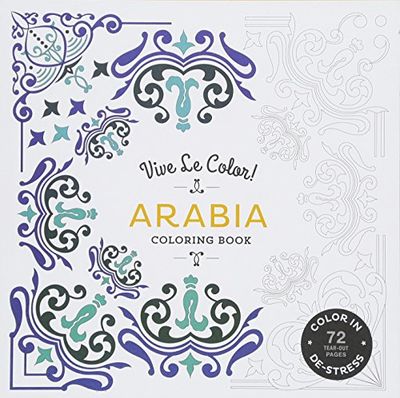 Vive Le Color! Arabia (Coloring Book): Color In; De-stress (72 Tear-out Pages)