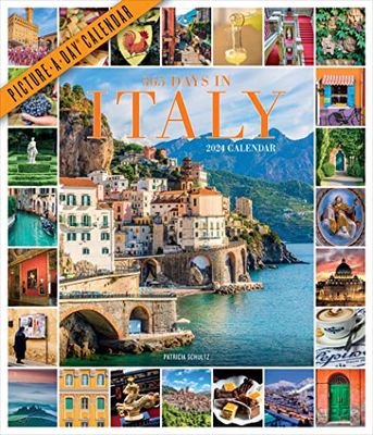 365 Days in Italy Picture-a-day 2024 Calendar: For People Who Love Italy and All Things Italian