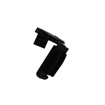 GARDINIA Abrazadera de Soporte para Estores Plisados Concept, Compatible con Estores Plisados Concept y de Nido de Abeja, Sin Taladrar, Ajustable (12-25 mm), Plástico, Negro, Pack de 4 Piezas
