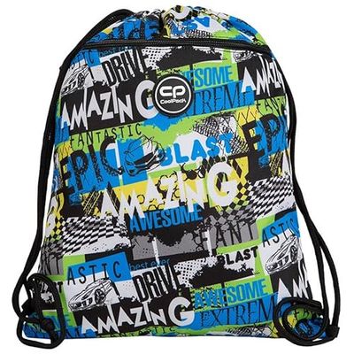 Coolpack Central grön, unisex barn sportväska, en storlek, Material: Polyester, Taille unique