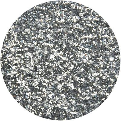 Eulenspiegel 907450 - Bio Paillettes holographiques argent, moyen, 6 g, paillettes pour visage & corps