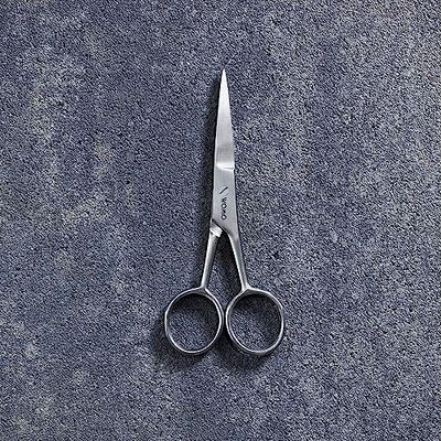 WOMO Beard Scissors, Black, Regular, Contemporary