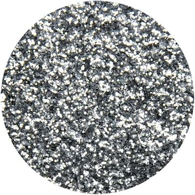 Eulenspiegel 907429 - Glitter organico argento, medio, 6 g, biodegradabile, glitter per viso e corpo