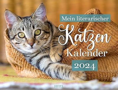 Mein Literarischer Katzenkalender 2024: Mit zwölf schönen Zitaten. Katzen Kalender 2024