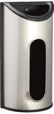 Vigor Portasacchetti inox da parete