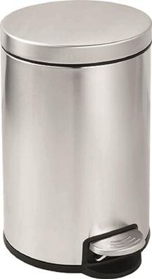 Vigor Poubelle à pédale inox 12 litres