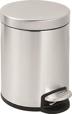 Vigor Cubo de basura con pedal inoxidable 5 litros