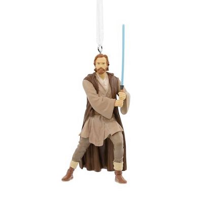 Hallmark Star Wars Obi-Wan Kenobi Christmas Tree Decoration - Resin Hanging Ornament, Gifts for Christmas