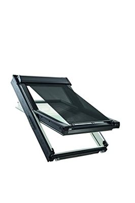 Original Screen Pare-Soleil extérieur Roto Store extérieur Protection Contre Le Soleil et la Chaleur Longueur réglable pour Les Fenêtres de la série Q avec Taille 066/xxx Largeur 66 cm