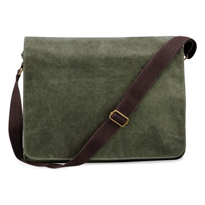 Quadra Vintage Canvas Despatch Bag - 14 liter