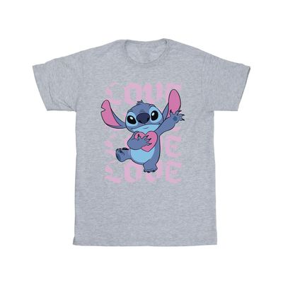 Lilo & Stitch Mens Valentine Love T-Shirt