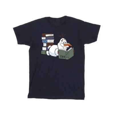 Frozen II Boys Olaf Reading Cotton T-Shirt