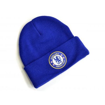 Chelsea FC Strikket hue med kam og slå op