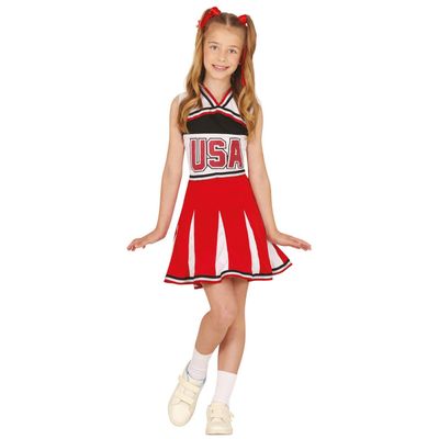 Fiestas Guirca Flickor Cheerleader Kostym