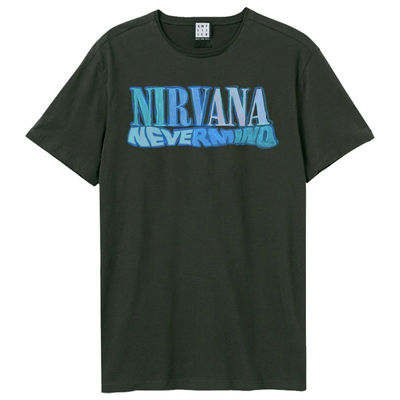 Amplified Unisex Vuxen Crayon Nevermind Nirvana T-shirt