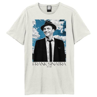 Amplified Unisex Adult Blue Skies Frank Sinatra T-Shirt