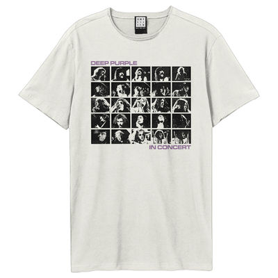 Amplified Unisex Adult In Concert Deep Purple T-Shirt