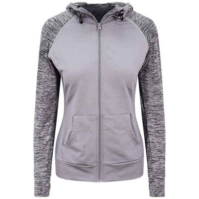 AWDis Cool Womens/Ladies Zoodie Contrast Full Zip Hoodie