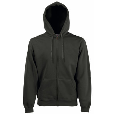 Fruit Of The Loom Mens Premium 70/30 Hooded Zip-Up Sweatshirt / Hoodie