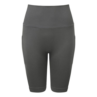 TriDri Womens/Ladies Ribbed Seamless 3D Cycling Shorts
