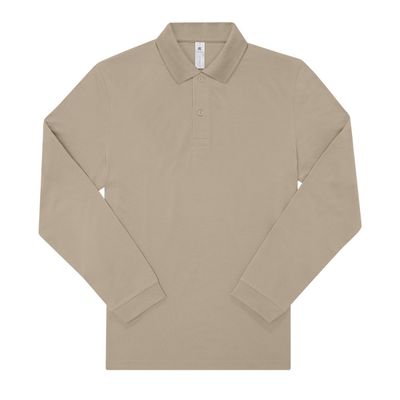 B&C Mens My Long-Sleeved Polo Shirt
