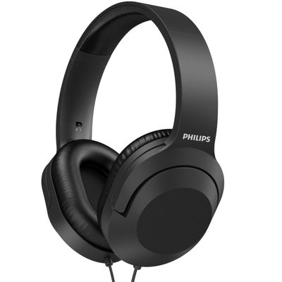 Philips: Hovedtelefoner med ledning Over-ear Sort