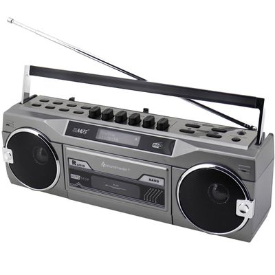 Soundmaster: Kassette Radio Stereo Bluetooth SRR80TI Sølv