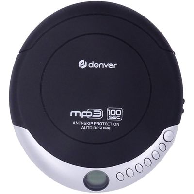 Denver DMP-391 - Bærbar CD-afspiller med genoptagelse og anti-rystelseshukommelse.