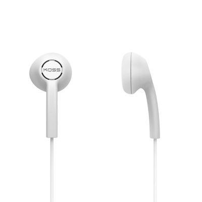 KOSS Høretelefon KE5 In-Ear Hvid