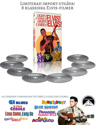 Presley Elvis: Lights! Camera! 8 film Collection (8 DVD)